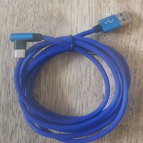 Ladekabel 2m - USB A til USB C