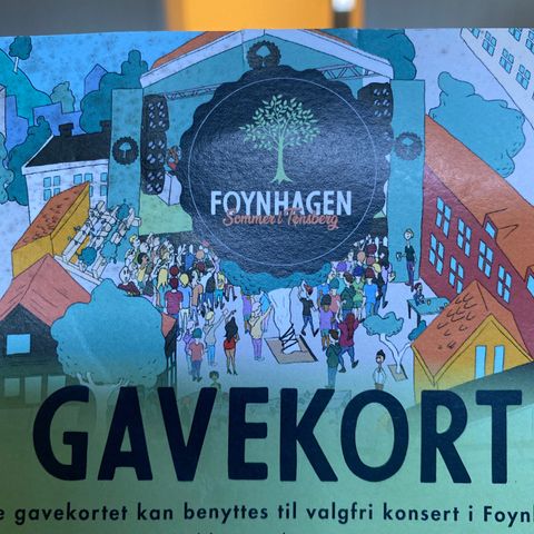 Gavekort på foynhagen