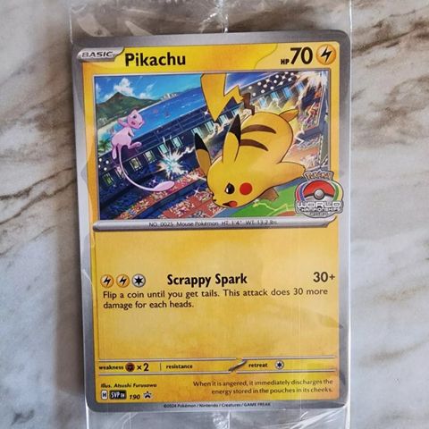 Pikachu 2024 - World Championships promo (sealed) (SVP EN190)