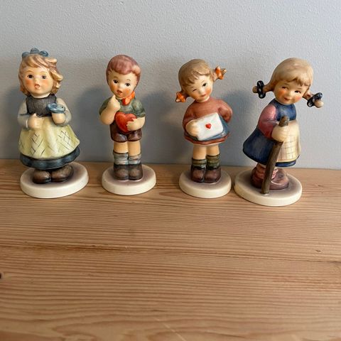 4 stk Goebel figurer selges samlet