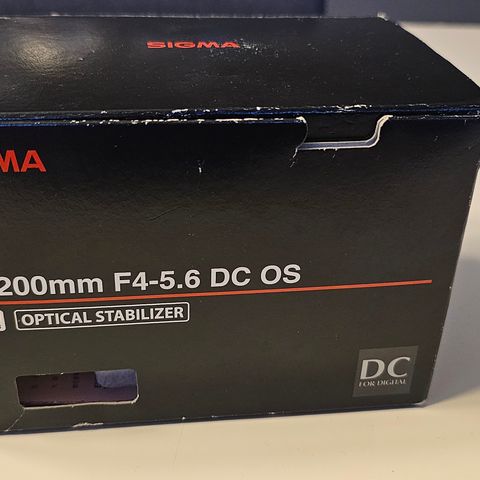 Sigma 50-200mm f4-5.6 dc os canon