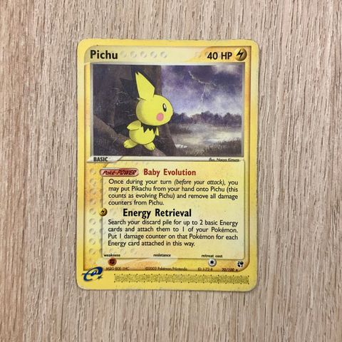 Pichu Rare - Ex Sandstorm