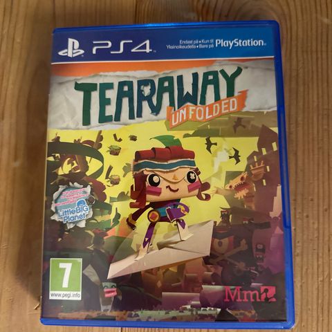 Tearaway Unfolded til Playstation 4