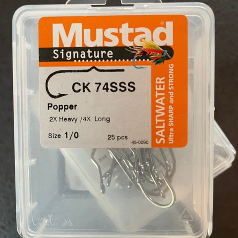 Mustad CK 74SSS - Popperkroker