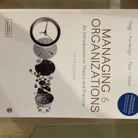 Managing & organisations