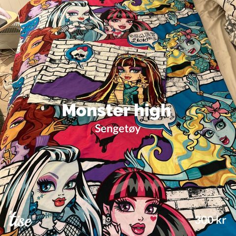 Monster high sengetøy