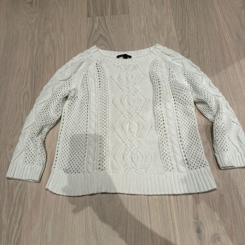 GANT cableknit genser