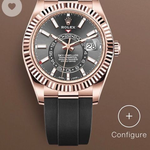 Rolex Sky-Dweller Everose gold