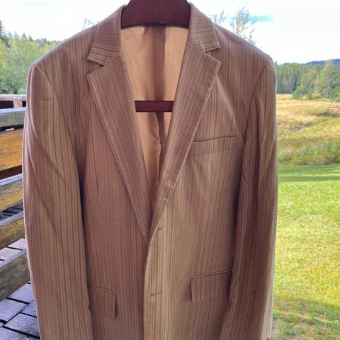 Beige blazer i cordfløyel str M