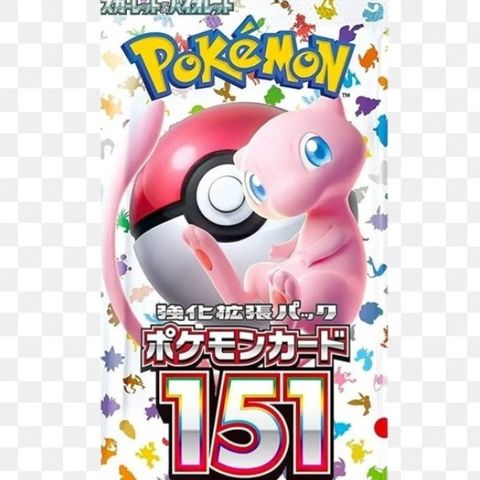 Ønskes kjøpt japansk 151 pokemon kort