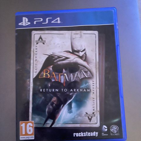 2 stk Batman spill for PS4 - 150kr