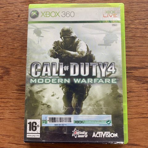 "Call of Duty 4: Modern Warfare" Xbox 360