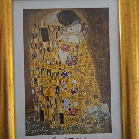 Bilde/print, The Kiss av Gustav Klimt.