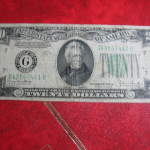 20 dollar USA 1934 D  serie G Chicago Illenois