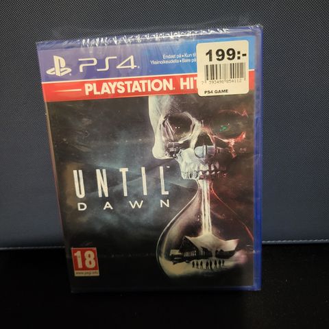 Until Dawn PlayStation Hits seald playstasion 4