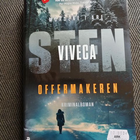 Viveca Sten. Offermakeren i den nye Åre-serien