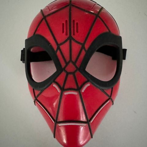 Spiderman maske med batteri