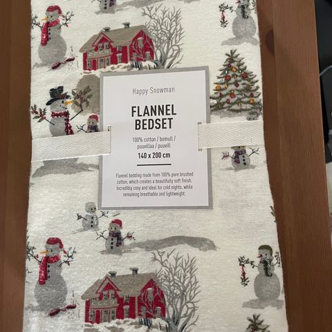 Flanell sengesett jul