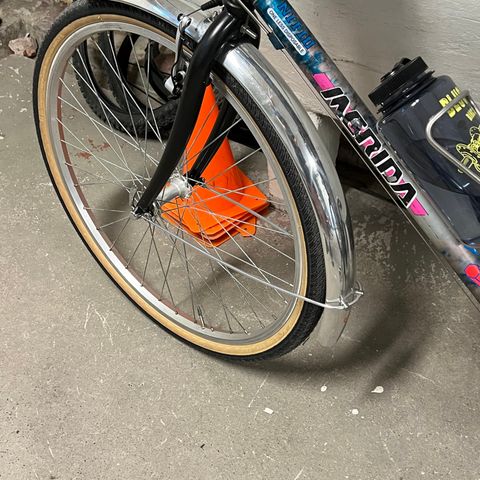 (Reservert) Sykkelskjerm 26" Velo Orange sølv fendere 60mm