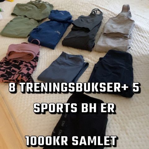 Treningsbukser og trenings bh ‘er