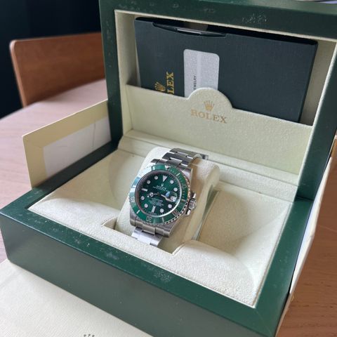 Rolex 116610LV «HULK» - vurderes solgt