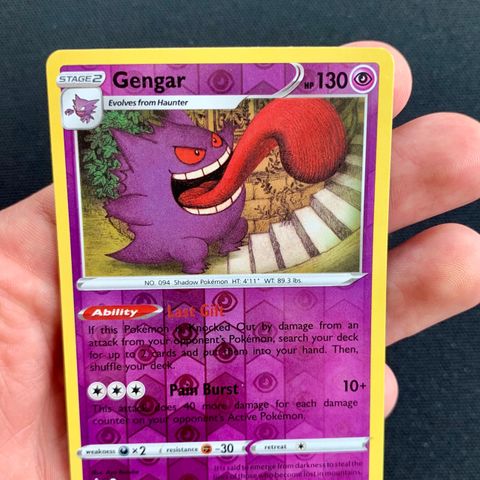 Gengar (reverse holo) - Chilling Reign