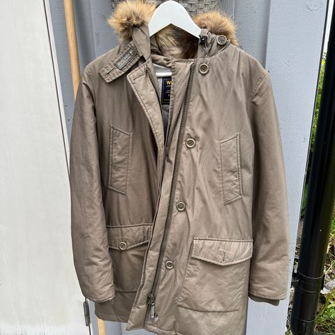 Woolrich jakke str M grønn /olivengrønn