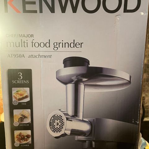 Kenwood multi food grinder