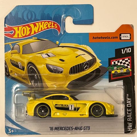 2019 Hot Wheels 16 Mercedes AMG GT3 - HW RACE DAY - FYD19