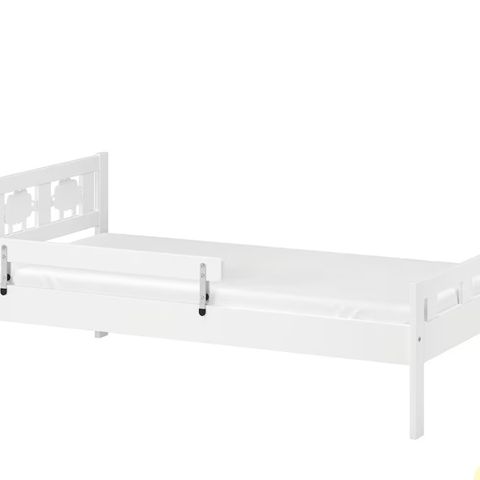 IKEA Kritter Seng med ribbebunn, hvit, 70x160 cm