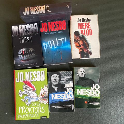 Jo Nesbø flere bøker