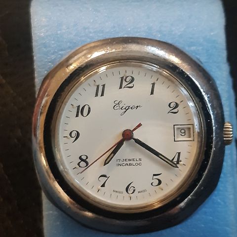 Swiss Made Eiger herreur fra 70-tallet. Caliber FHF 974. 37mm