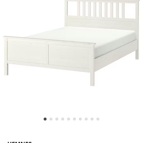 IKEA Hemnes 160cm seng m/ madrass