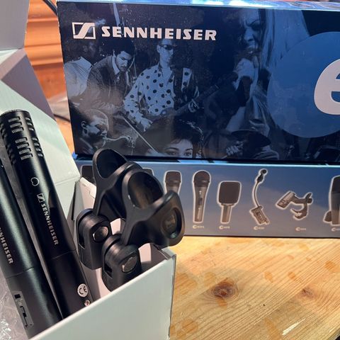 Sennheiser e664 (2 stk), kondensator, som ny