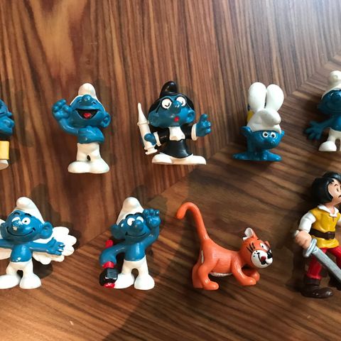 Schleich Smurfene figurer