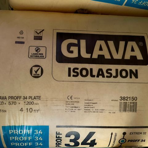 Glava isolasjonsplater