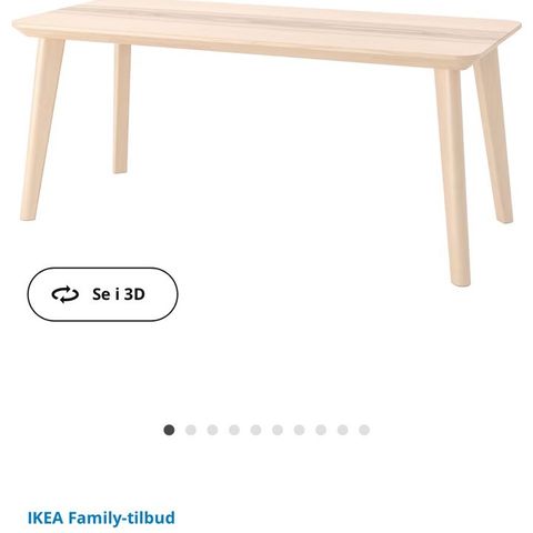 Fint LISABO ikea bord selges