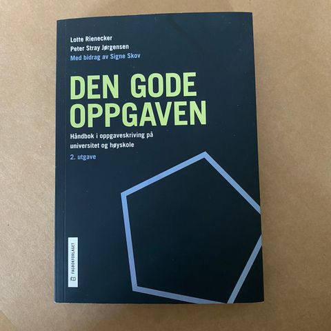 Den gode oppgaven