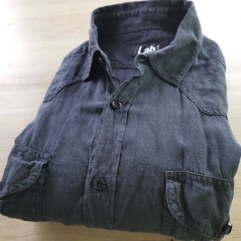 Skjorte/ overshirt i lin Lab Pal Zileri str 40