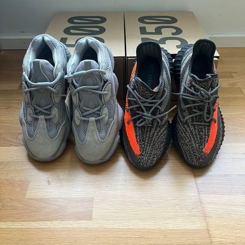 Helt nye Yeezy 350 v2 Beluga og helt nye Yeezy 500.