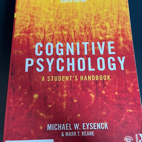 Cognitive psychology - a student’s handbook