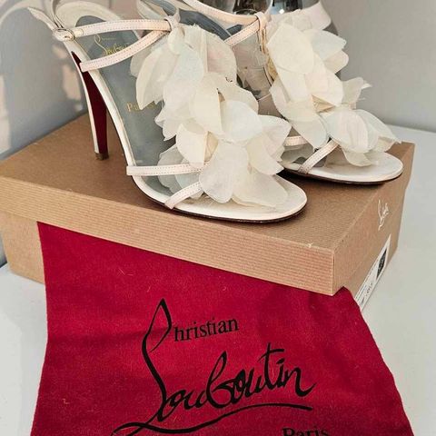 Christian Louboutin  Mount  Street Satin Sandaler