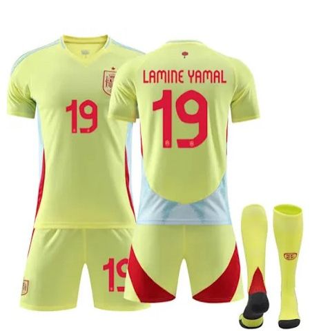 Lamine Yamal fotball drakt set for barn