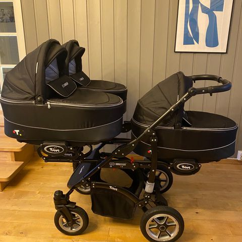 Fantastisk trillingvogn "Trippy Baby Active 3 in 1"