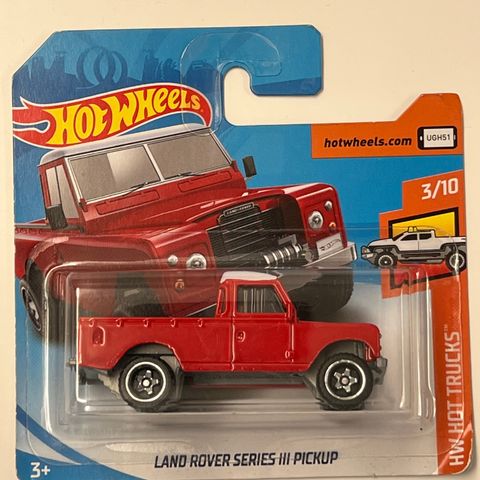 2019 Hot Wheels Land Rover Series III Pickup - HW Hot Trucks - FYB54