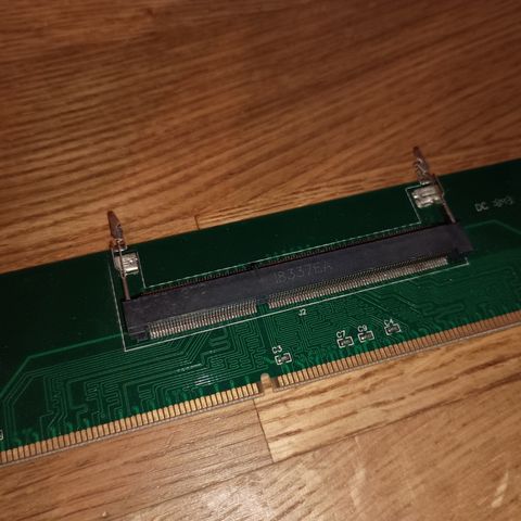 DDR3 DIMM to SODIMM adapter