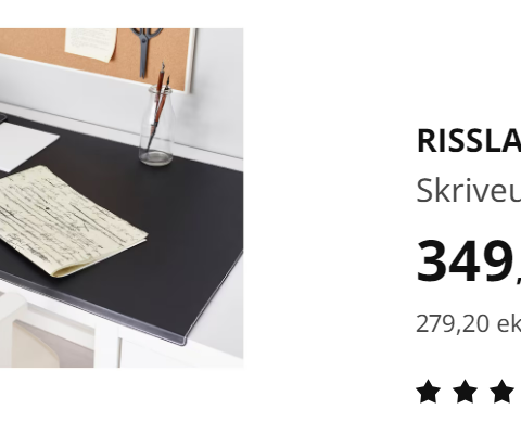 RISSLA skriveunderlag fra IKEA