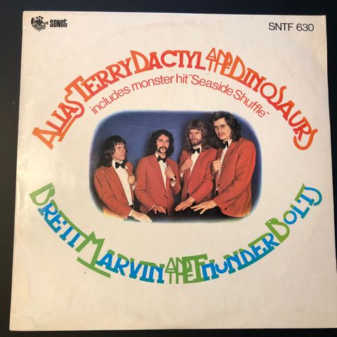 BRETT MARVIN & THE THUNDERBOLTS "Alias Terry Dactyl & The Dinosaurs" RARE LP