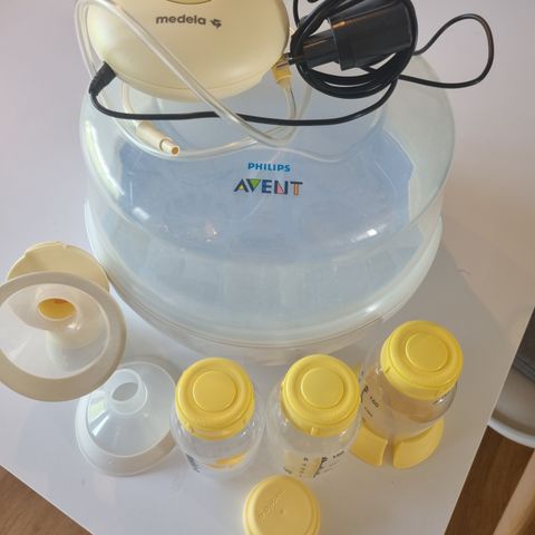 Medela Swing brystpumpe + sterilisator fra Philips