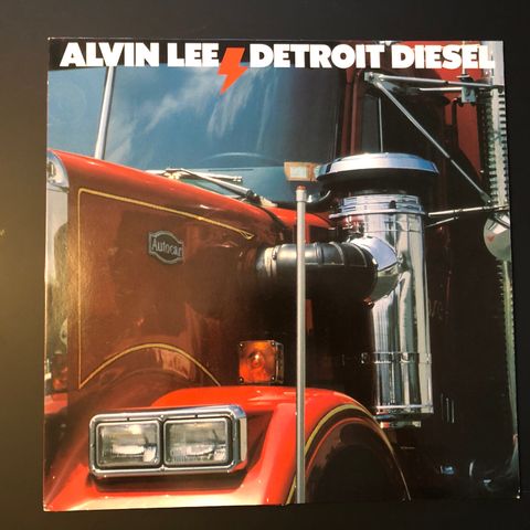 ALVIN LEE (Ten Years After) "Detroit Diesel" 1986 vinyl LP  m/inner TOPP STAND!